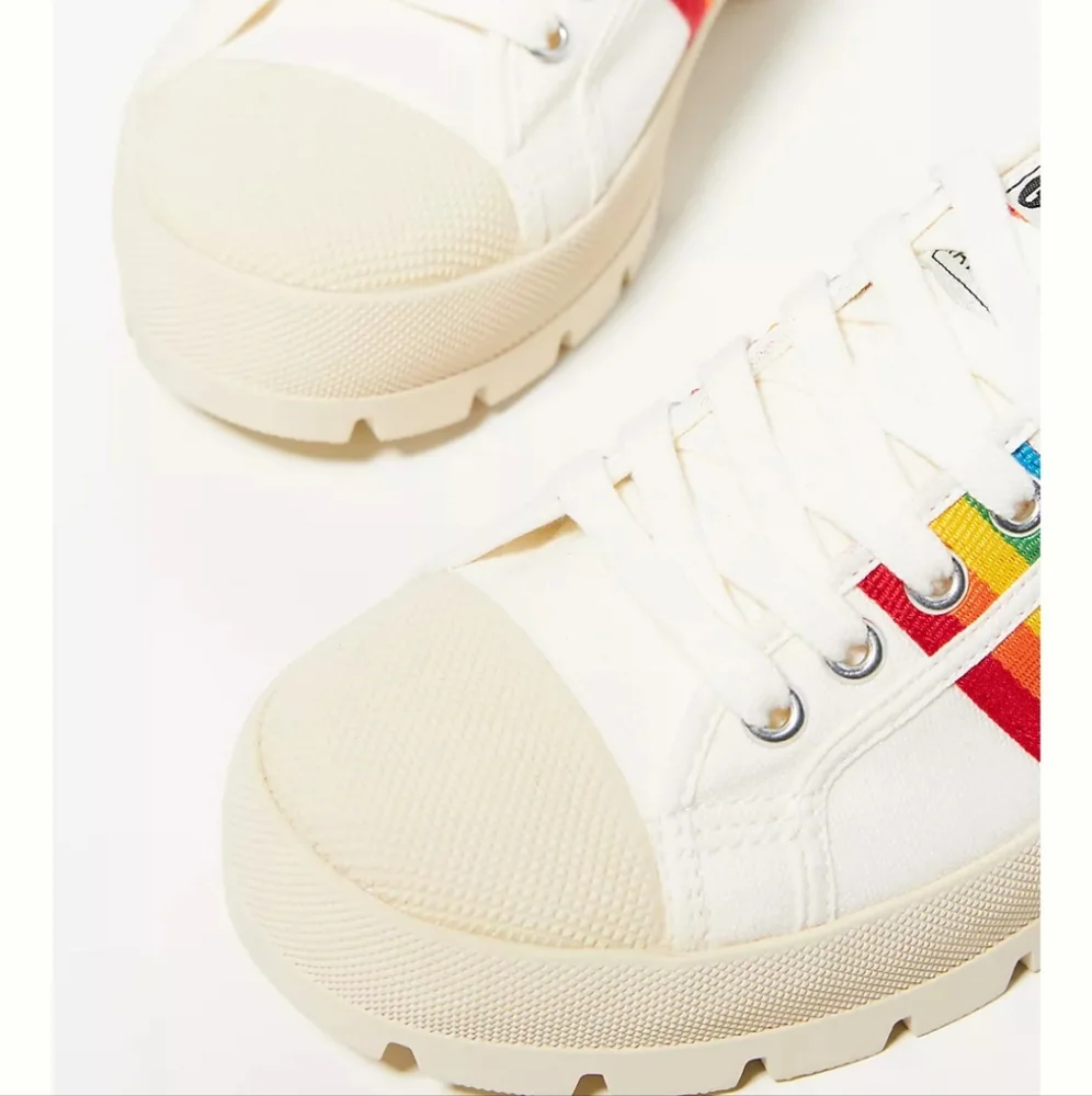 Gola Coaster Peak Rainbow Sneakers - off-white/multi - Picture 3 of 12